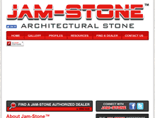 Tablet Screenshot of jam-stone.com